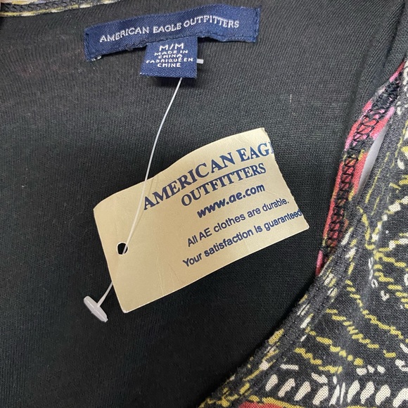 *NWT* American Eagle Sleeveless Boho Maxi Dress Women’s Size Medium Tribal Aztec - Picture 4 of 11